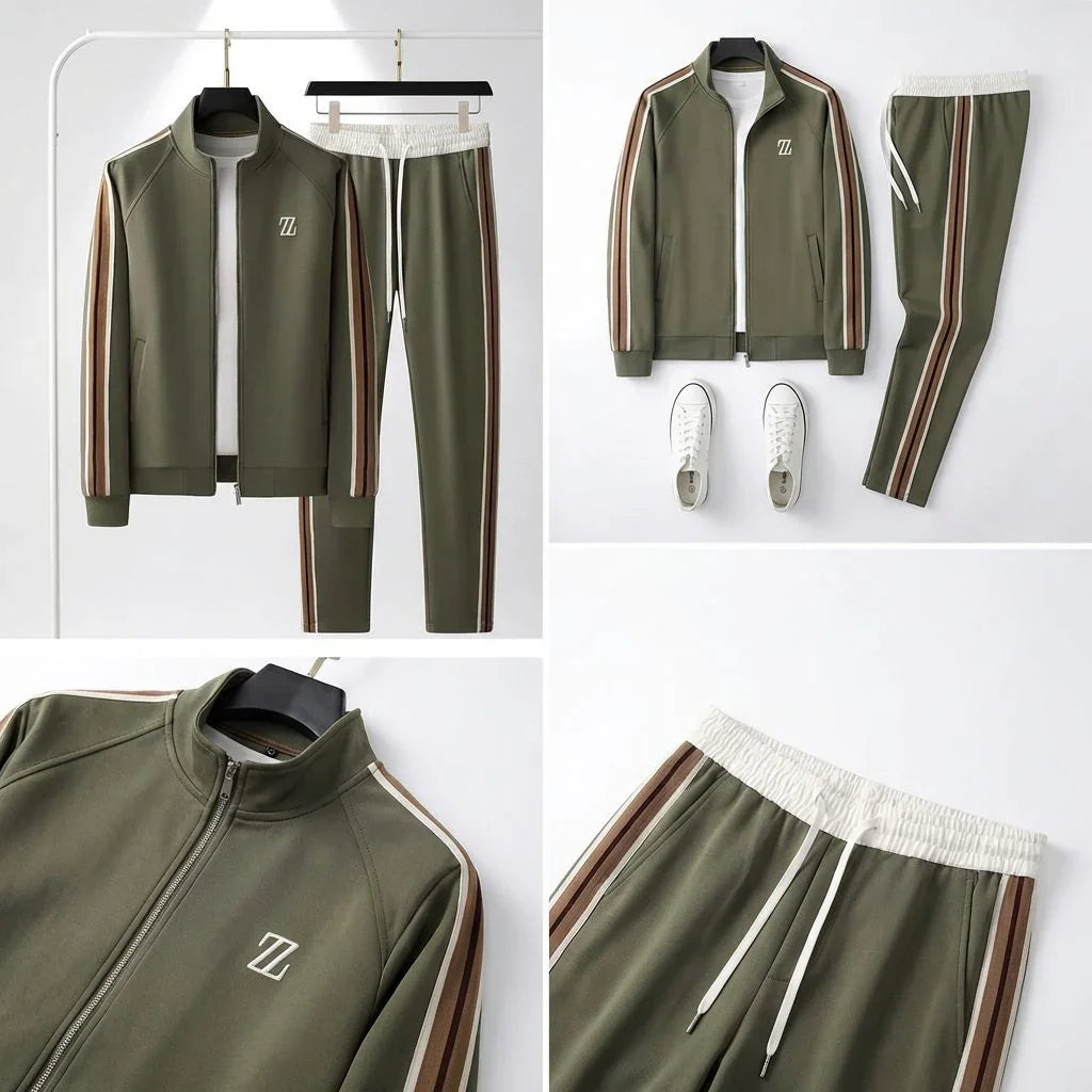  Conjunto Cortéz™ em Malha Premium Esportiva e Design Mininalista
