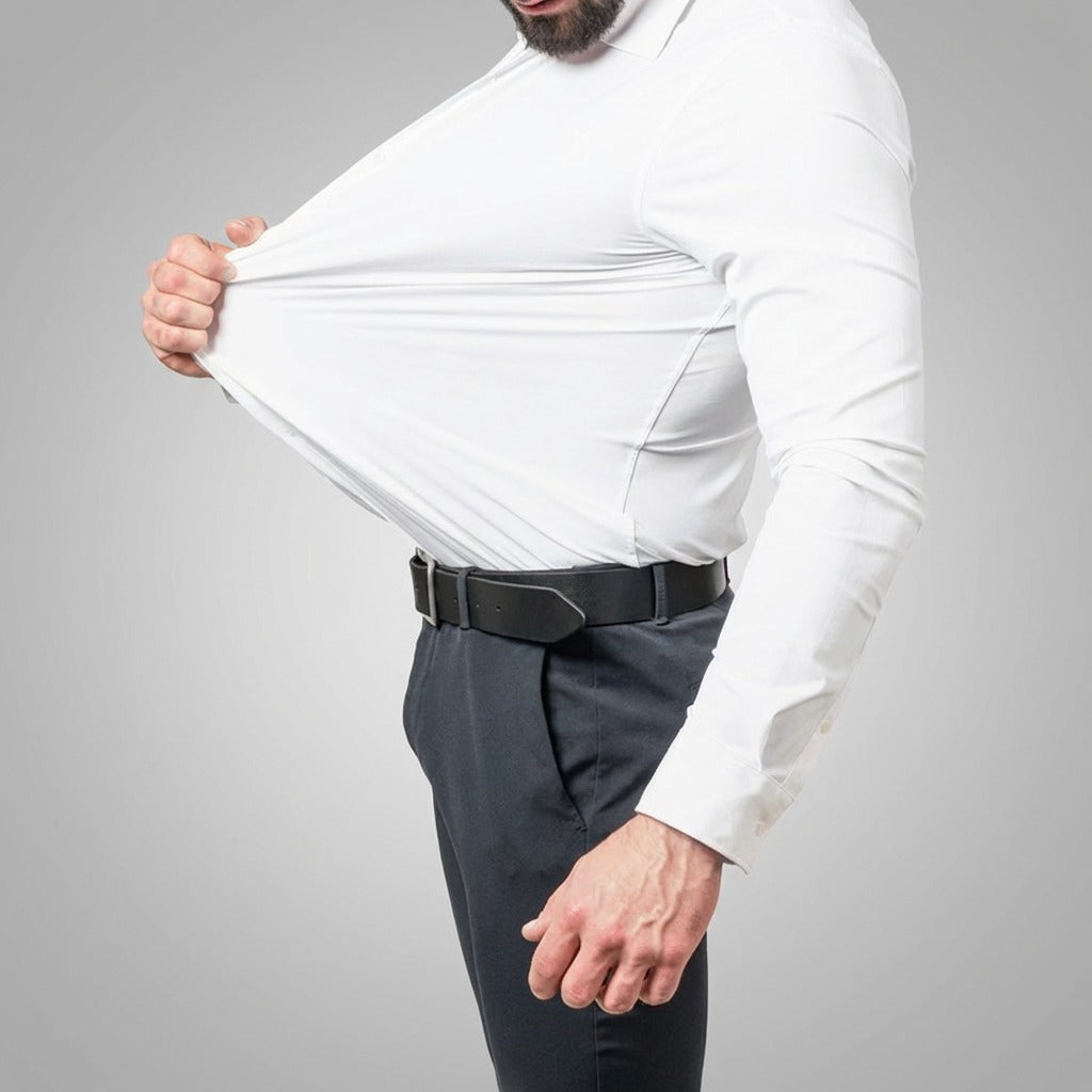 Camisa Aureo™ Em Poliamida Sedosa com Alta Elasticidade