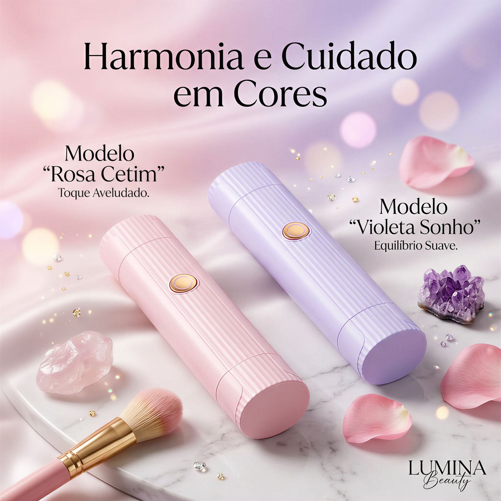 Depilador Feminino BellaSkin™ 2 em 1 com Acabamento Suave e Sem Irritação