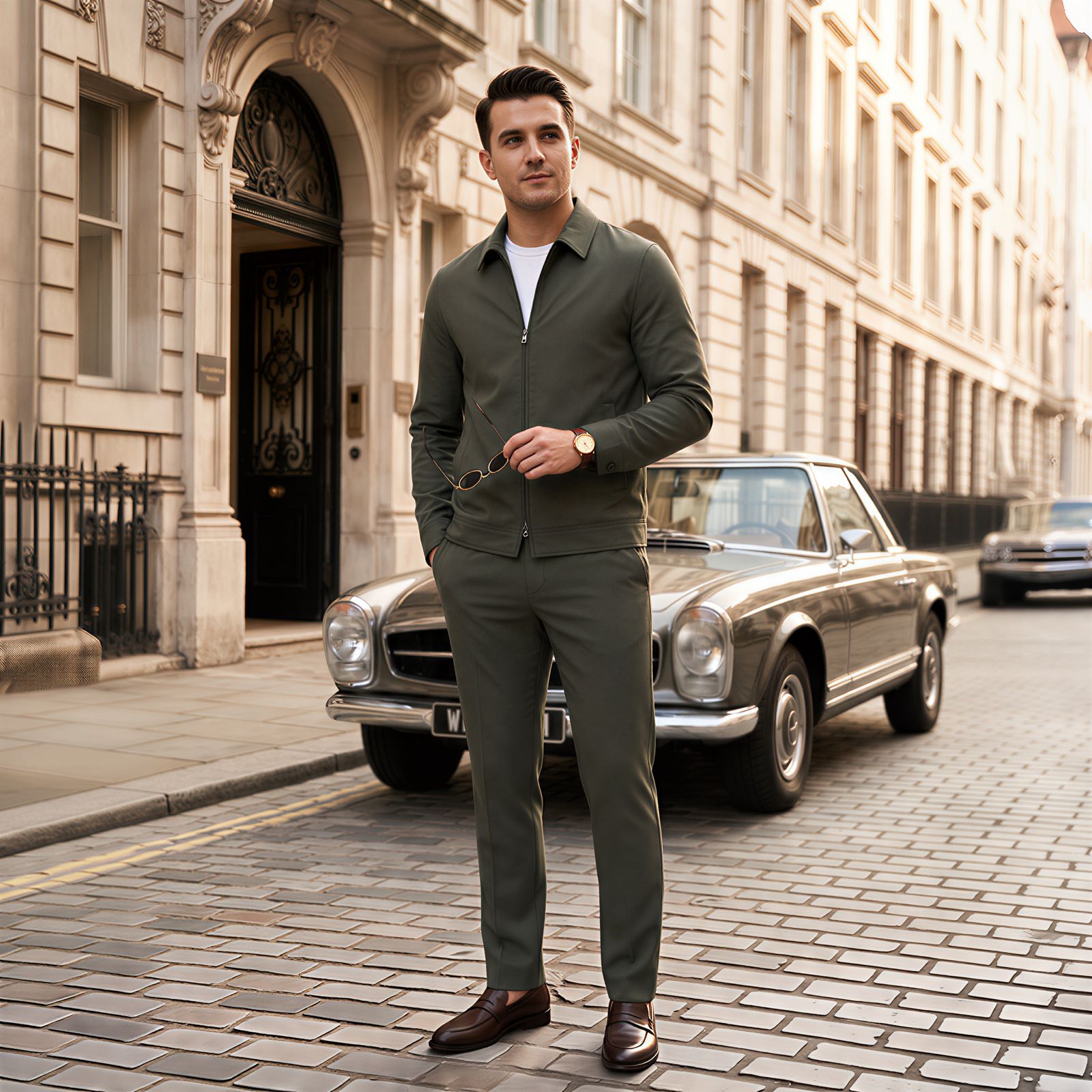 Conjunto Tudor™ em Alfaiataria Britânica com Caimento Confortável