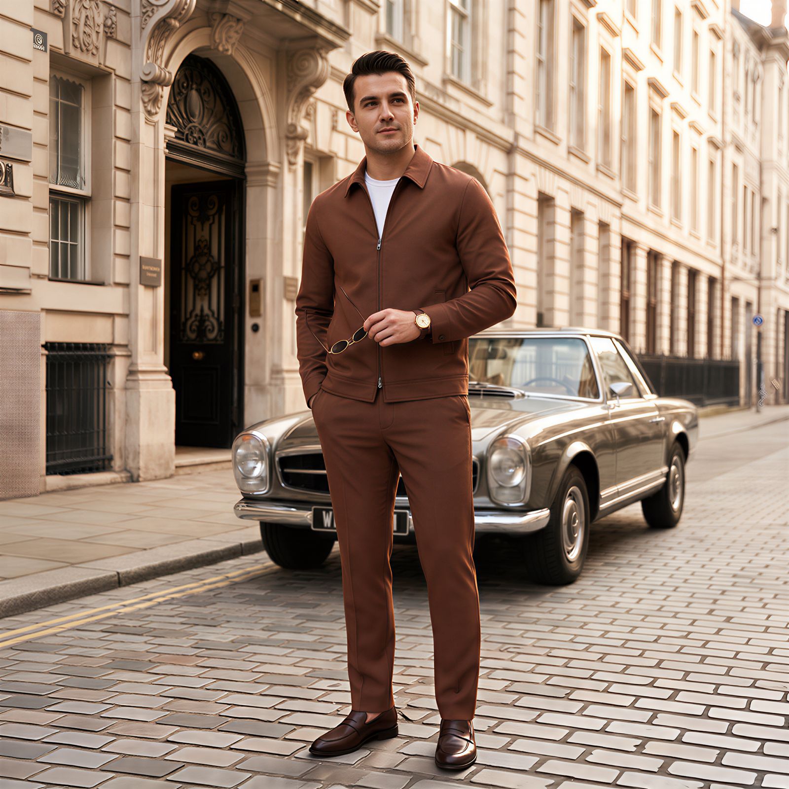 Conjunto Tudor™ em Alfaiataria Britânica com Caimento Confortável