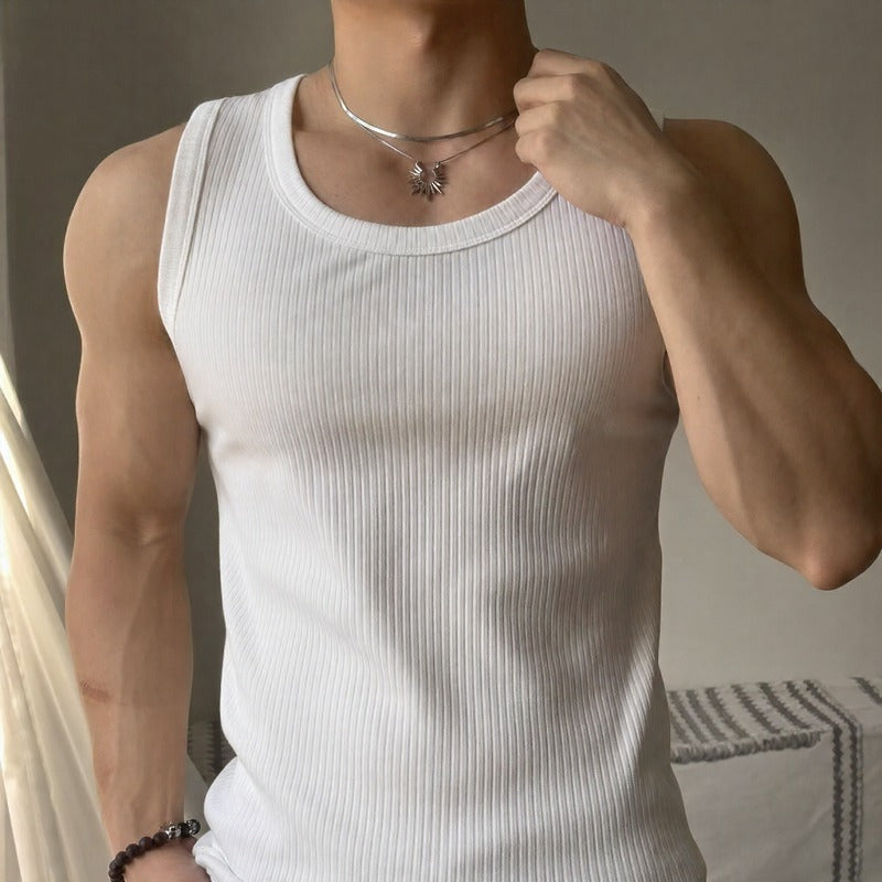 Regata Leon™ em Malha Premium com Modelagem Canelada Anatômica