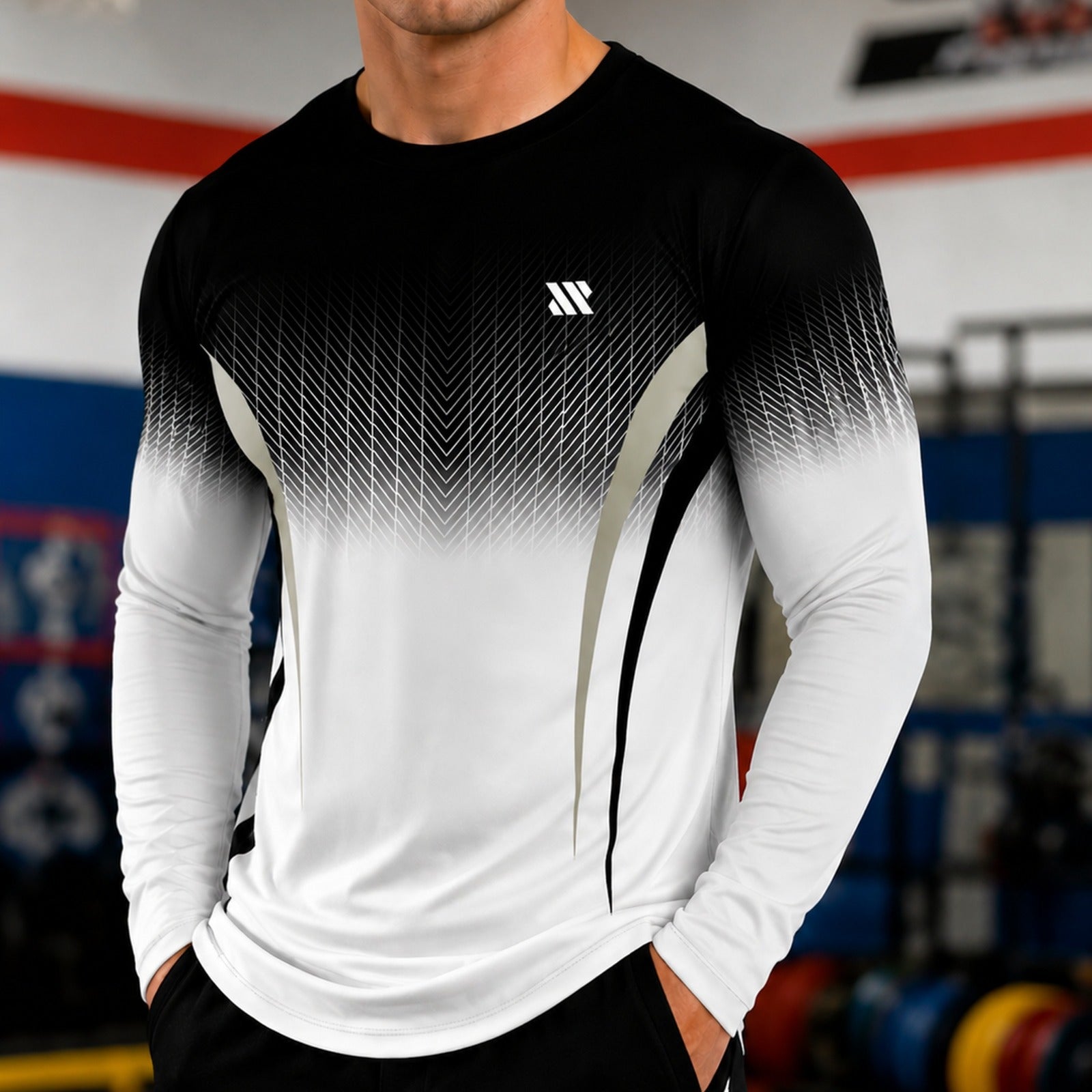 Camiseta Valen™ Manga Longa em Tecido Esportivo com Proteção UV