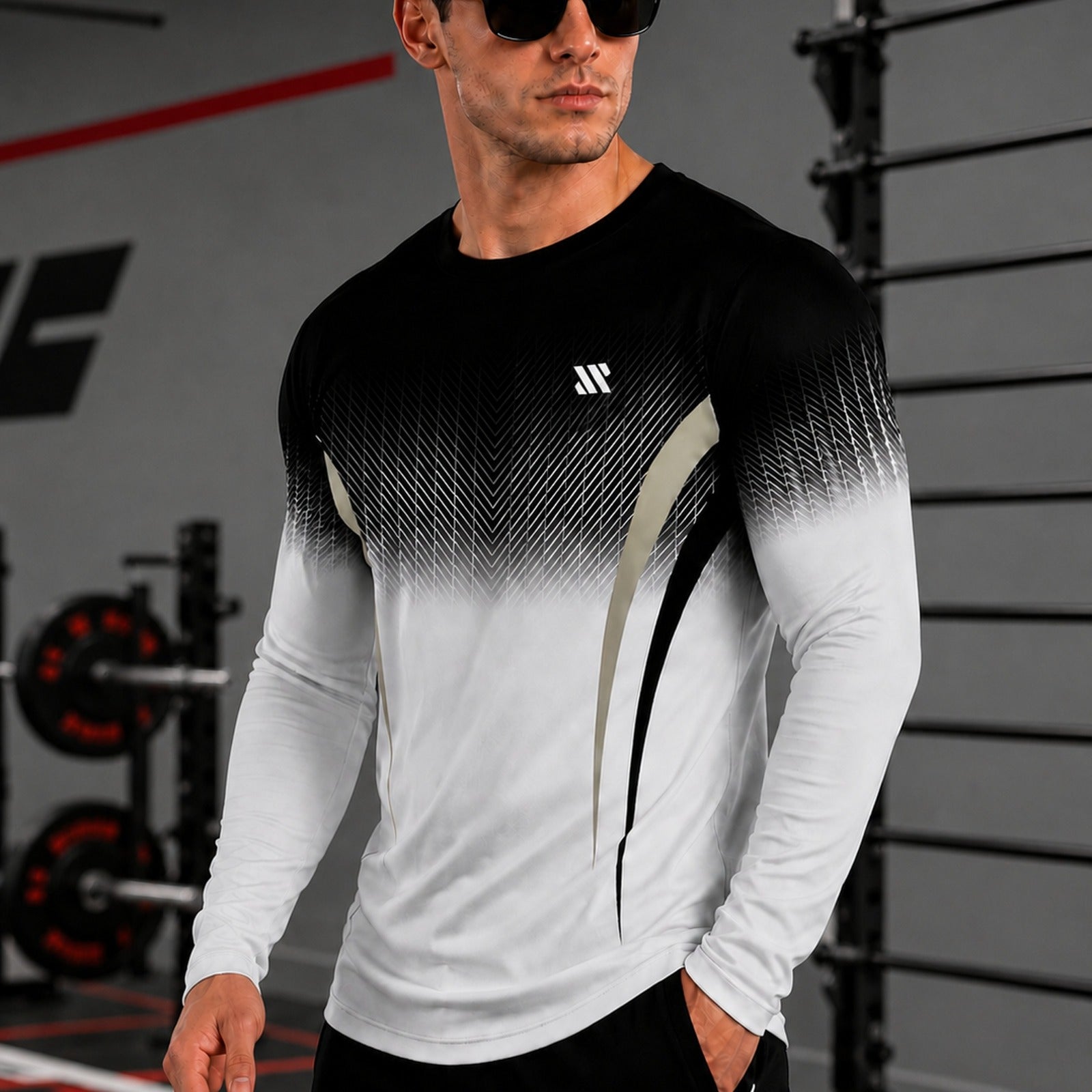 Camiseta Valen™ Manga Longa em Tecido Esportivo com Proteção UV