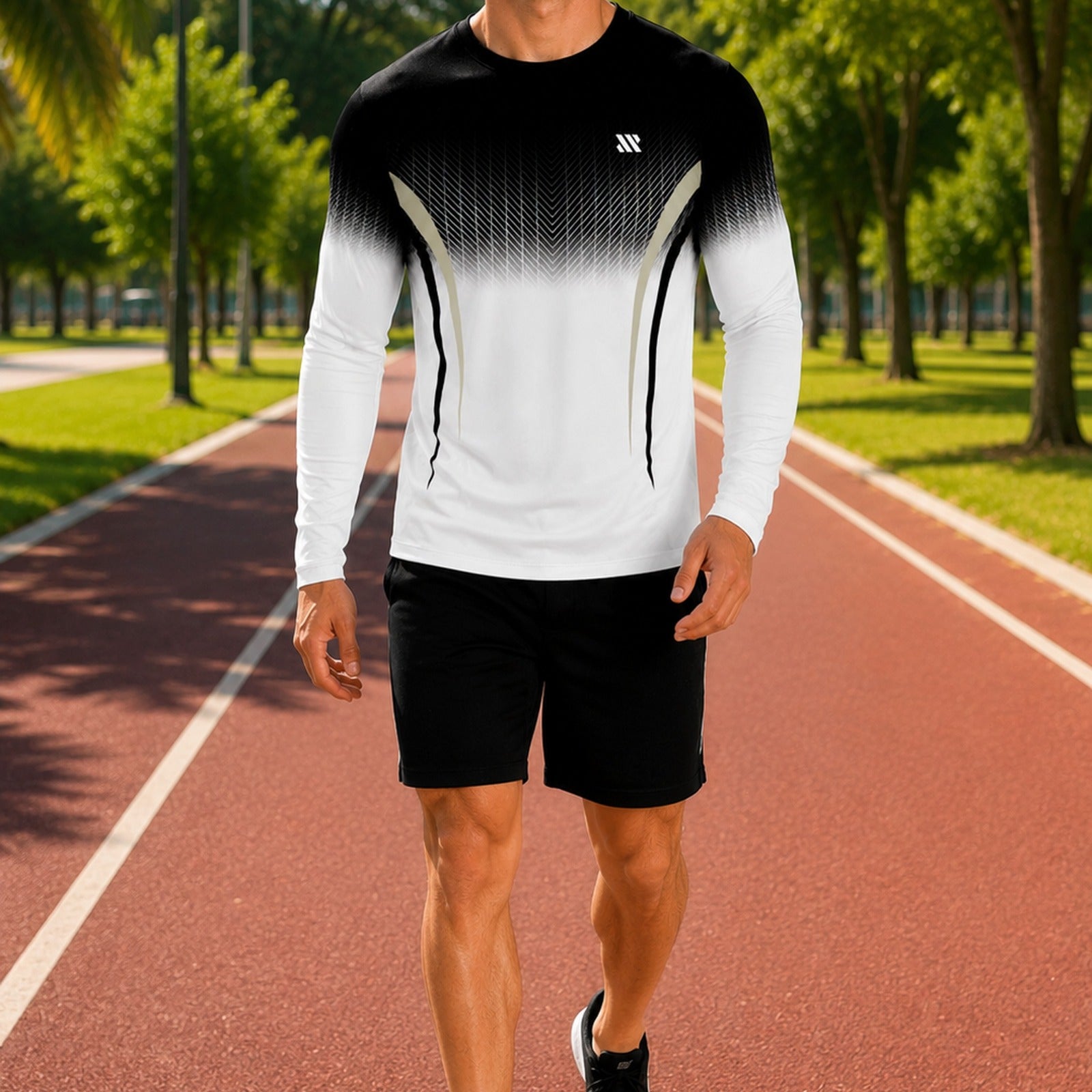 Camiseta Valen™ Manga Longa em Tecido Esportivo com Proteção UV