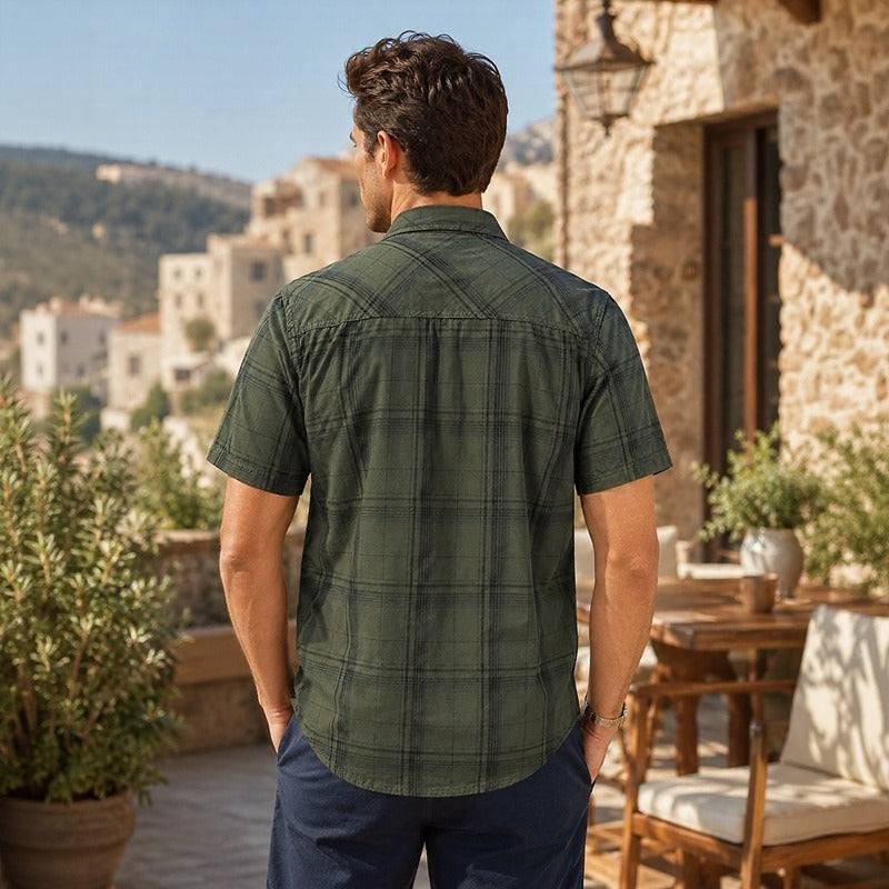 Camisa Trailmont™ Xadrez Com Bolsos Frontais e Visual Robusto