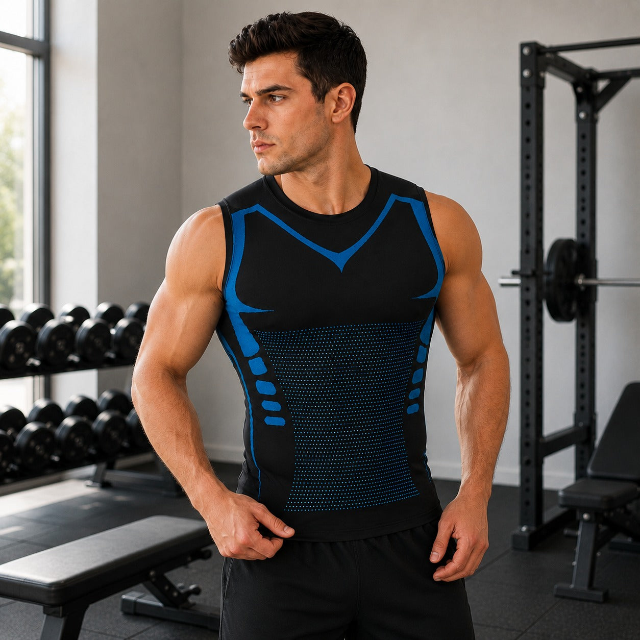 Colete Modelador Spartan™ em Malha Respirável com Tecnologia Iônica