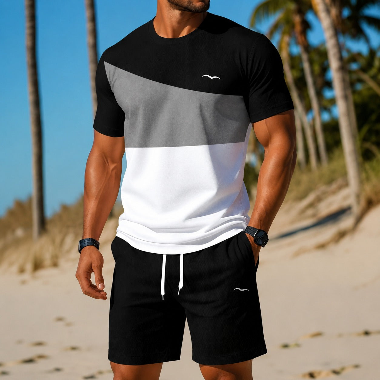 Conjunto Kael™ com Design Casual Esportivo e Tecido Respirável / O Equilíbrio Perfeito Entre Conforto e Elegância