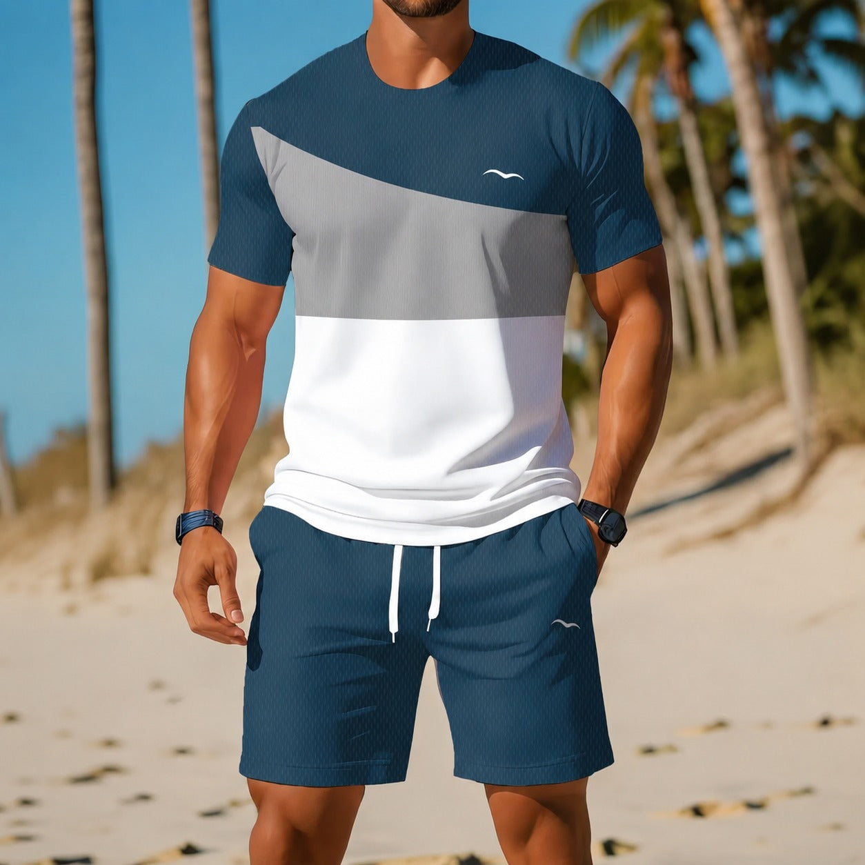Conjunto Kael™ com Design Casual Esportivo e Tecido Respirável / O Equilíbrio Perfeito Entre Conforto e Elegância
