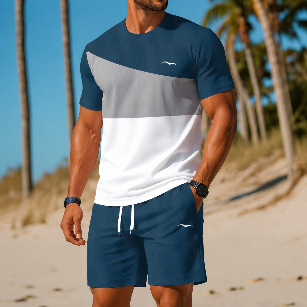 Conjunto Kael™ com Design Casual Esportivo e Tecido Respirável / O Equilíbrio Perfeito Entre Conforto e Elegância