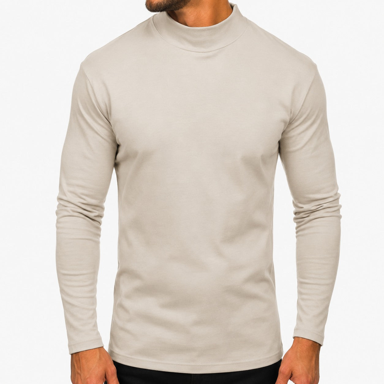Camiseta Valtor™ de Manga Longa com Tecido Flexível e Modelagem Ajustada