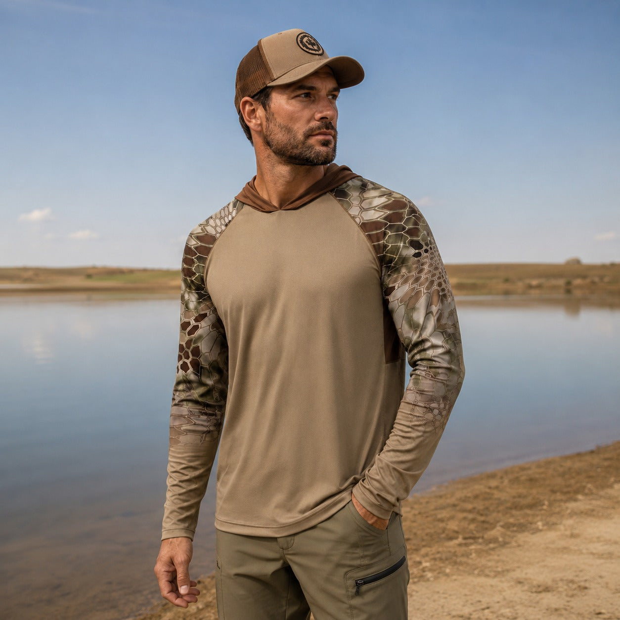 Camisa de Pesca Medina™ com Capuz, Proteção UV FPS 50+ e Tecido Leve Respirável