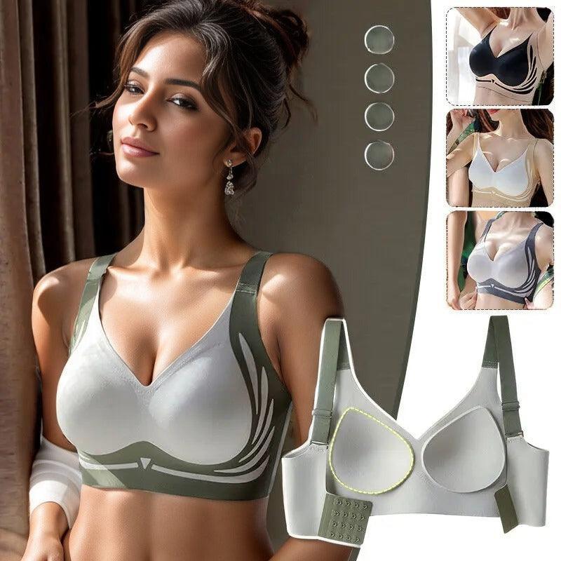 Kit de Sutiãs Modeladores ConfortGirl™ Sem Costura em Spandex / Conforto Incomparável e Suporte Elegante para o Dia Todo!