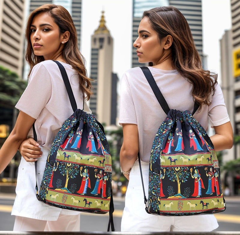 (COMPRE 1 E LEVE 2) Bolsa Feminina Dobrável Caminho das Índias™ / Elegância Prática e Impermeável para Seu Dia a Dia!