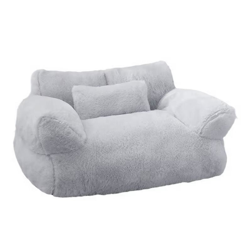 Sofá Pet Modern Lar™ em Pelúcia Premium / Conforto e Elegância para Seu Pet Descansar com Estilo!