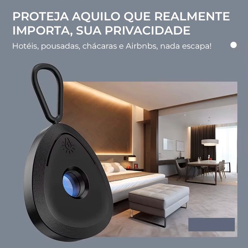 [Compre 1 e Leve 3] Detector de Câmeras Ocultas Modern Lar™ com Tecnologia Infravermelha / Proteja-se de Câmeras Escondidas em Hotéis e Airbnb Antes que Seja Tarde!