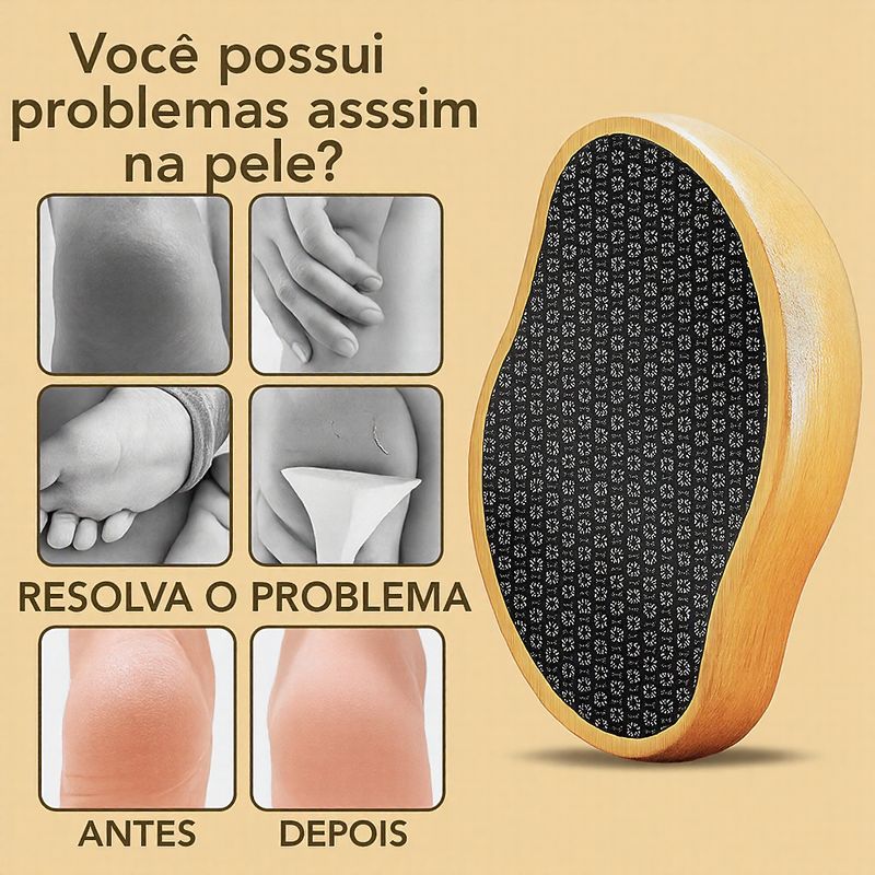 Pedra Depiladora e Esfoliadora em Nanoglass /  Depilação Suave e sem dor e Esfoliação Profunda em Um Só Toque!