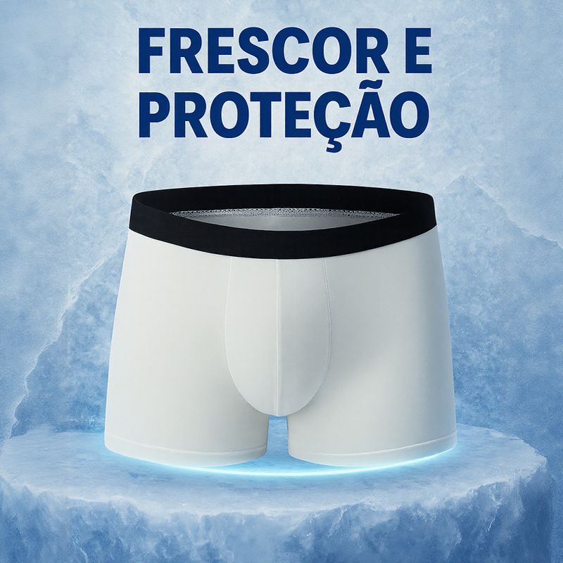 [COMPRE 5, LEVE 10] Kit de Cuecas Boxer Atlas™ Sem Costura com Forro Antibacteriano / Frescor, Proteção e Conforto 24h por Dia!