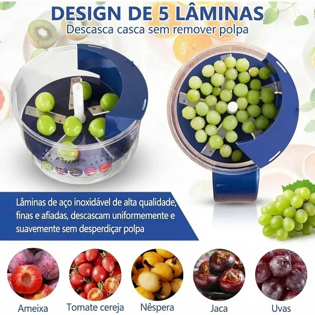 Descascador Elétrico Automático Multiuso / Rapidez e Praticidade no Preparo Diário