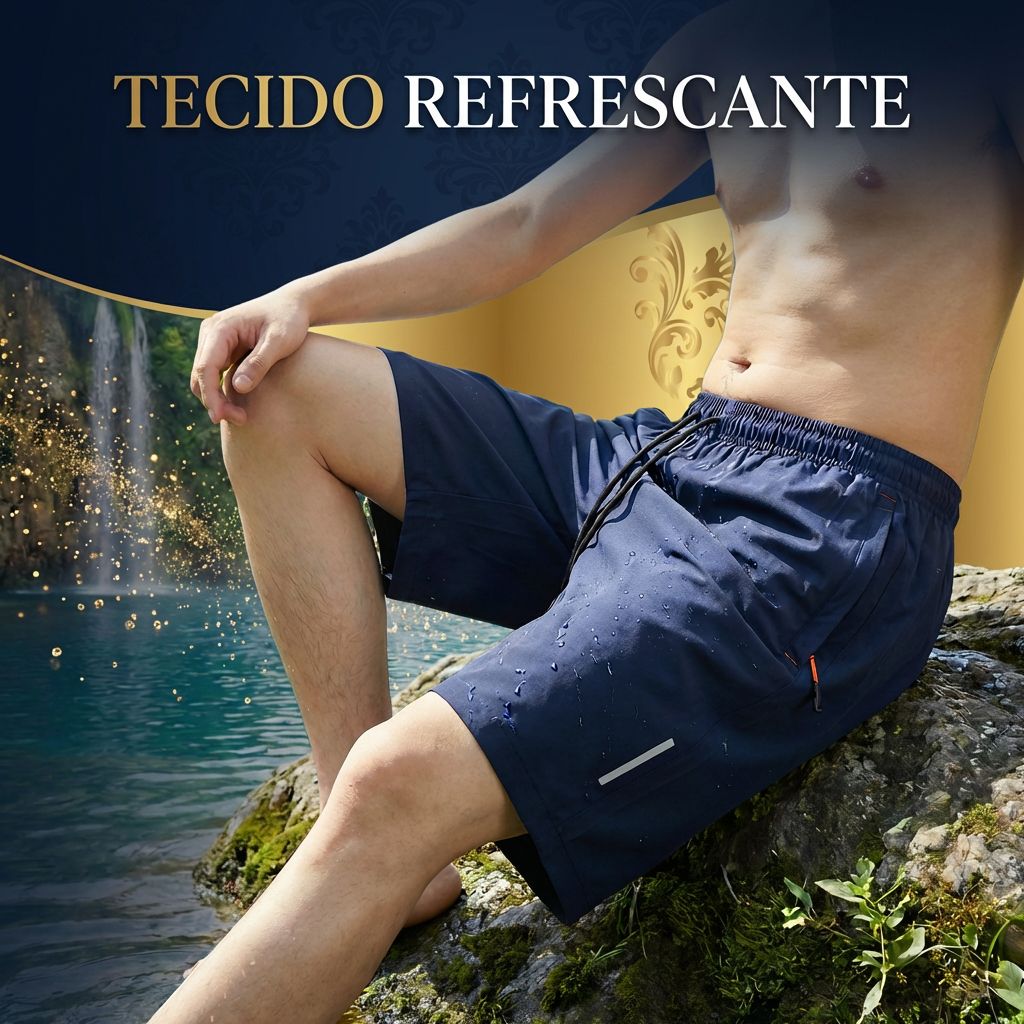 [COMPRE 2 E LEVE 4] Bermudas Esporte Fino Summerlast em Seda Gelo
