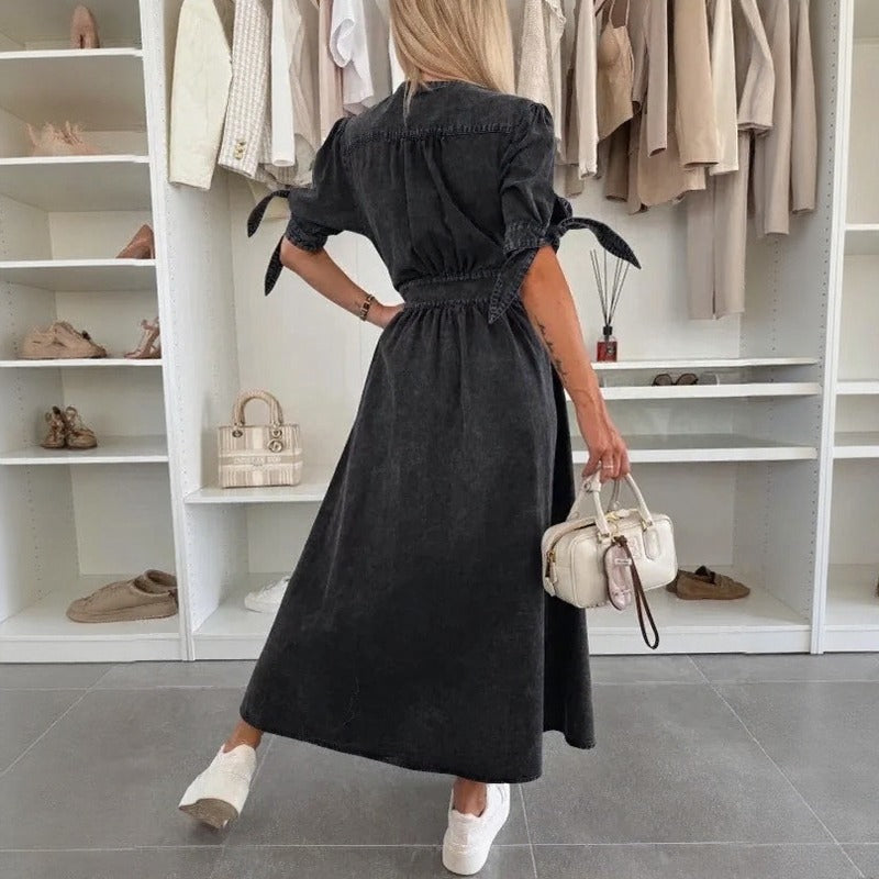 Vestido Solvéra™ com Caimento Impecável e Presença Marcante