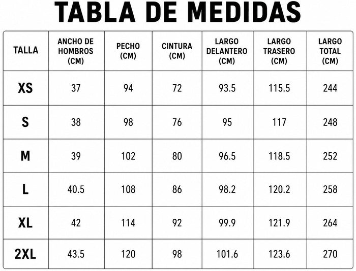 Guia de Tamanhos