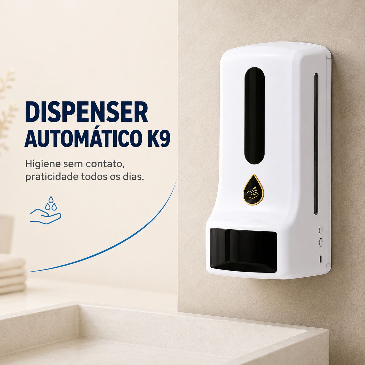 Dispenser Automático de Sabão Líquido Modern Lar™