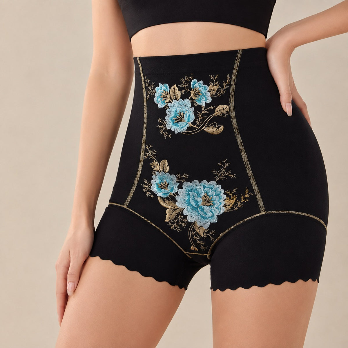 [COMPRE 2 E LEVE 5] Calcinha Modeladora Elorien™ com Efeito Empina-Bumbum e Forro Interno Respirável Antibacteriano