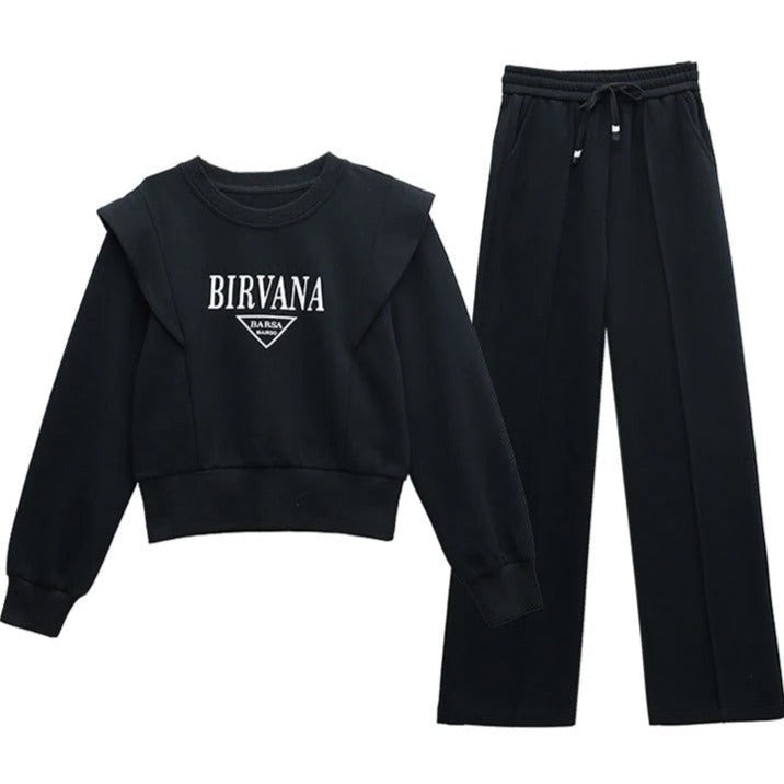 Conjunto Birvana™ de Blusa + Calça em Moletinho / Design Chique e Conforto Incomparável!