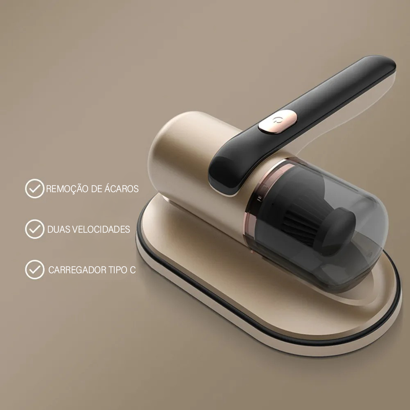 Aspirador Portátil AeroClean™ - Aspirador de Mão e Higienizador com Tecnologia UV-C Antiácaros!!
