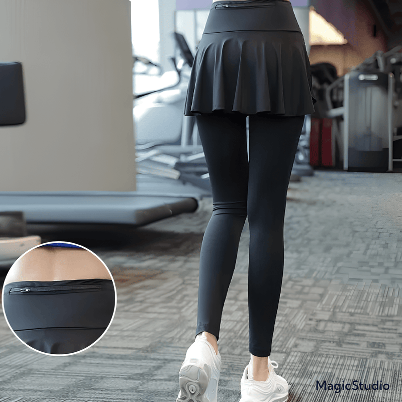 Legging Saia Athletica™ com Cintura Super Elástica e Bolso Traseiro / Estilo, Conforto e Performance para o Seu Treino! - ModernLar