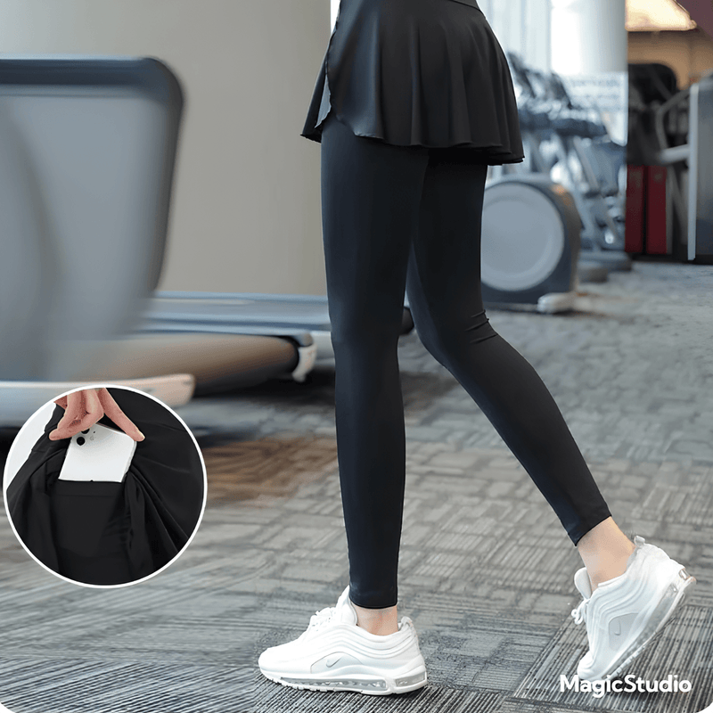 Legging Saia Athletica™ com Cintura Super Elástica e Bolso Traseiro / Estilo, Conforto e Performance para o Seu Treino! - ModernLar