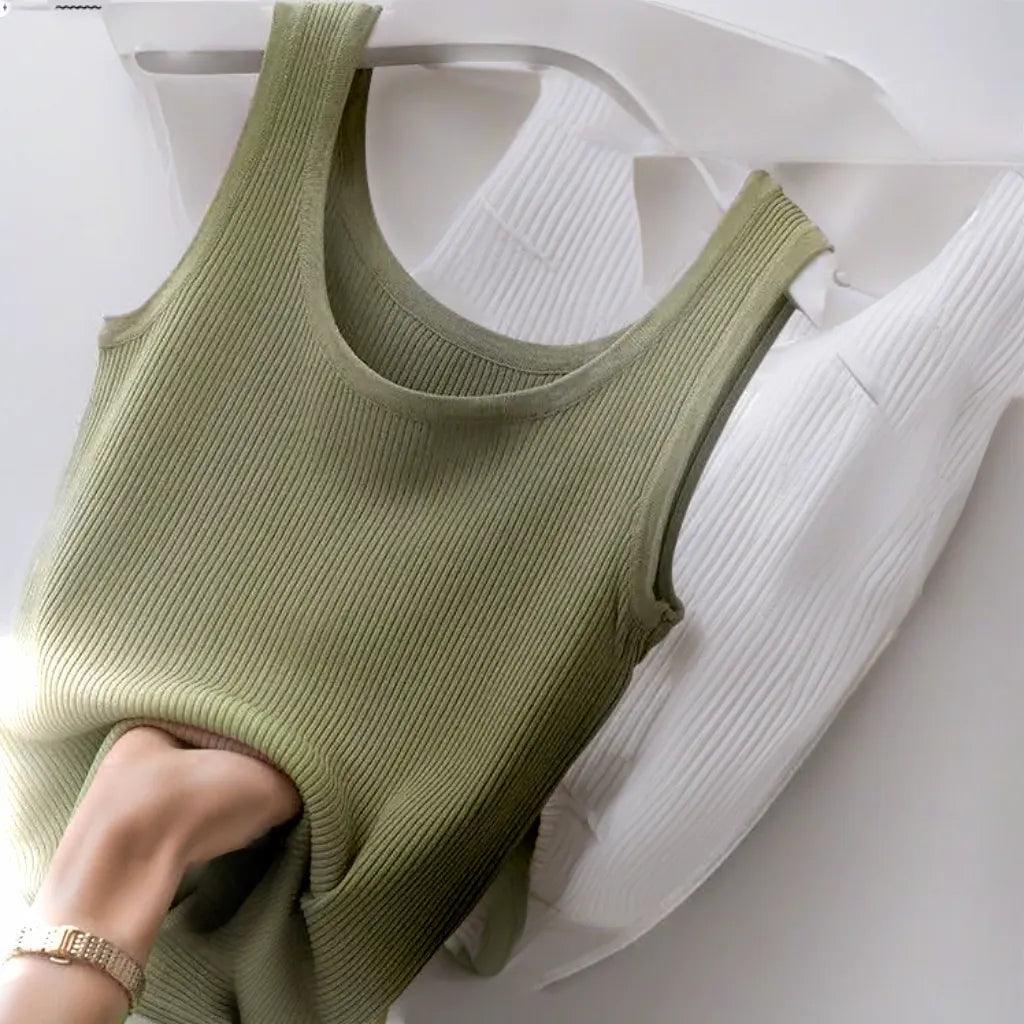 (Promo: Compre 2, Leve 3) Kit de Regatas Riviera™ Luxo Casual / Delicadeza e Charme em Cada Fibra! - ModernLar