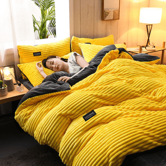 Jogo de Roupas de Cama em Veludo Home™ - ModernLar