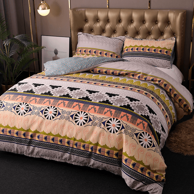 Roupas de Cama Caminho Das Índias - 3 Peças - ModernLar
