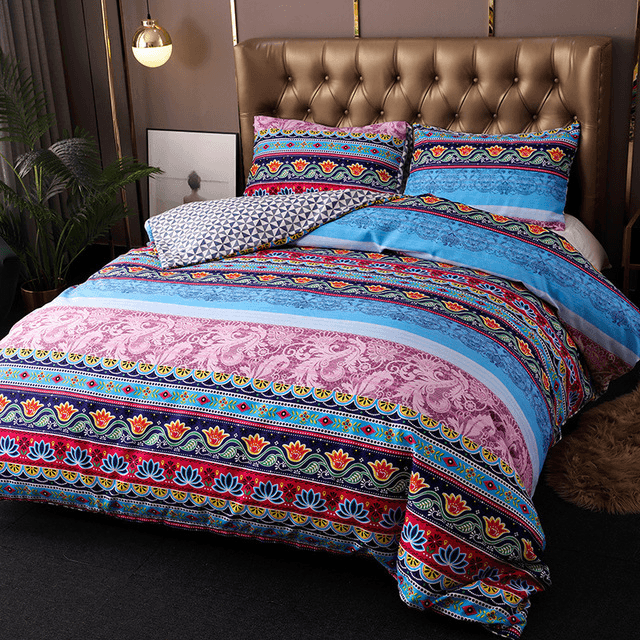 Roupas de Cama Caminho Das Índias - 3 Peças - ModernLar