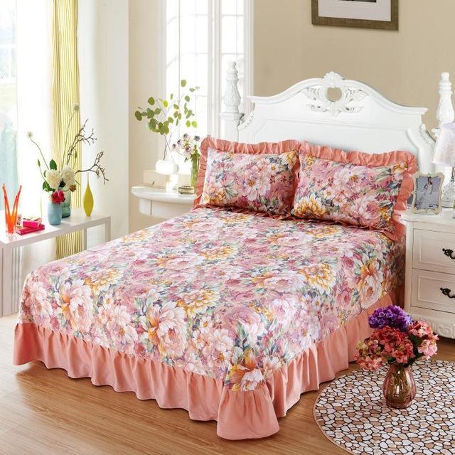 Jogo de Cama com Estampa Floral 100% Algodão - ModernLar