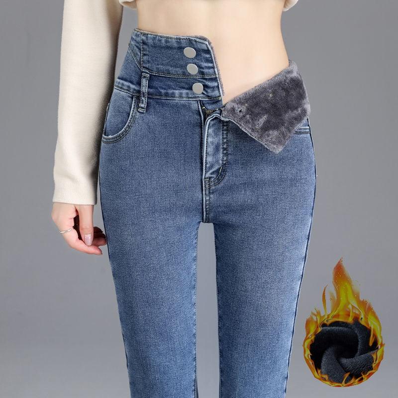 Calça Jeans Morela™ com Interior em Veludo / A Sua Melhor Opção Para Passar o Inverno! - ModernLar