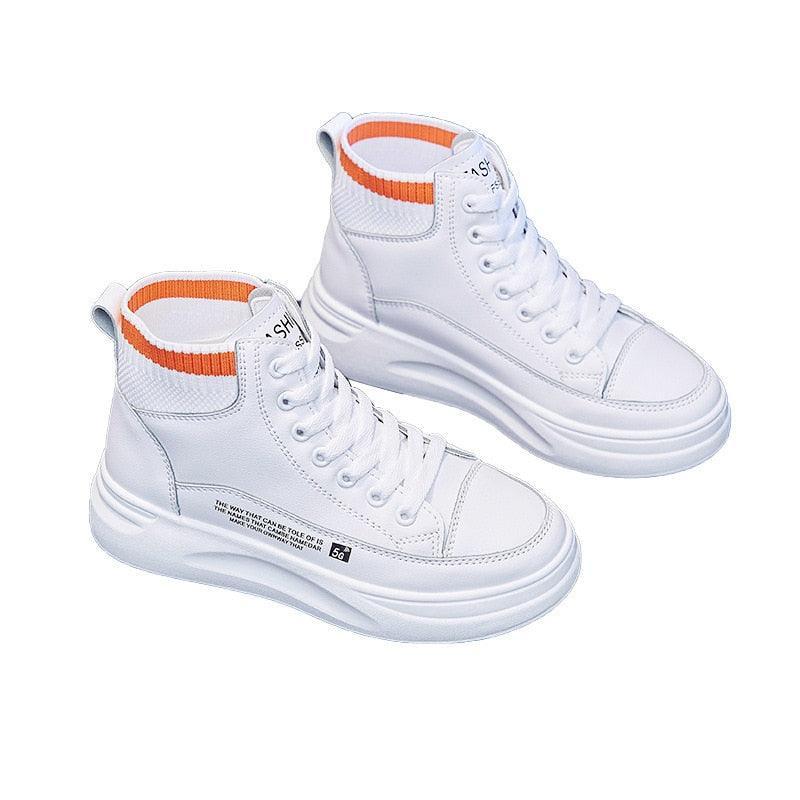 Tênis Feminino Cano Alto - Snowy Step / Tênis de alta qualidade com Tecido Rspirável! - ModernLar
