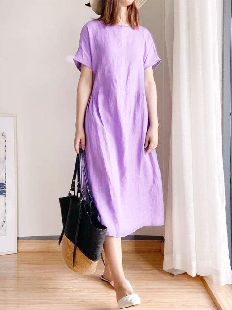 Vestido Soltinho Bella Senhorita™/ A Combinação Ideal de Conforto e Estilo. - ModernLar