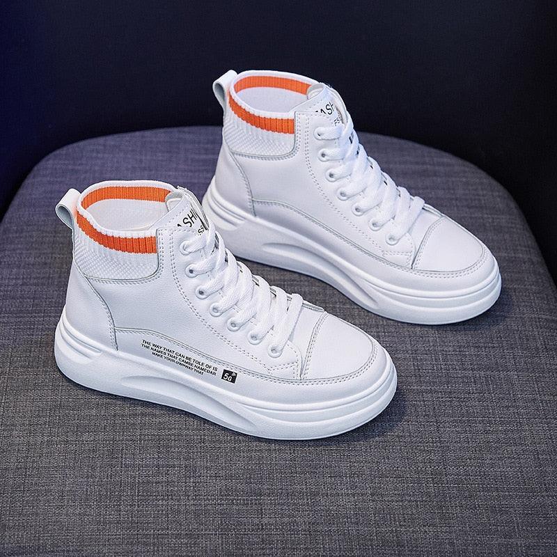 Tênis Feminino Cano Alto - Snowy Step / Tênis de alta qualidade com Tecido Rspirável! - ModernLar