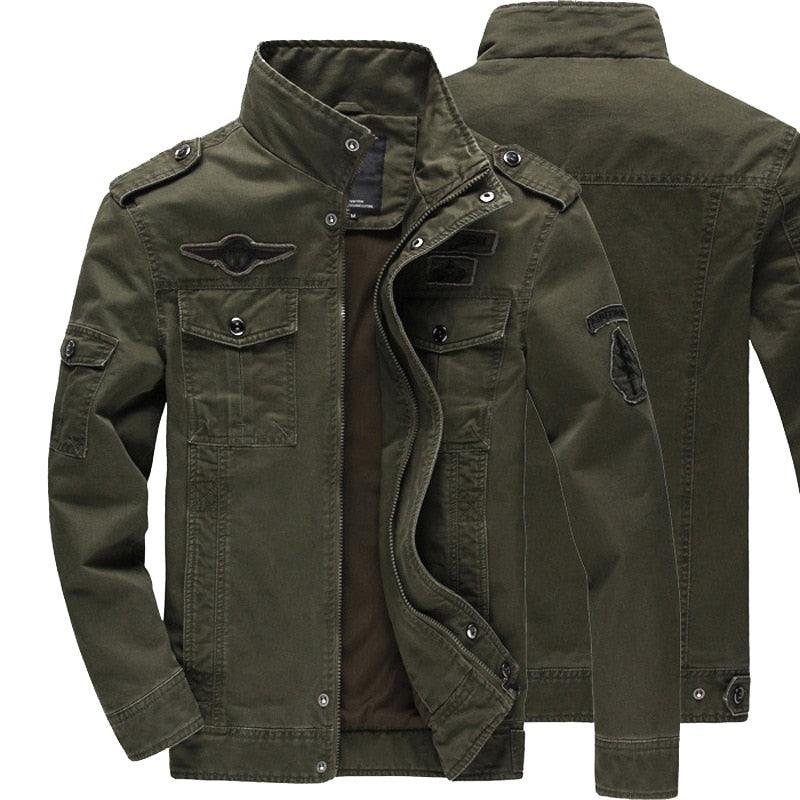 Jaqueta Masculina Jeans Inspirada no Exército Americano - Warmjeans / Jaqueta Tática Para Você Que Ama o Estilo Militar! - ModernLar