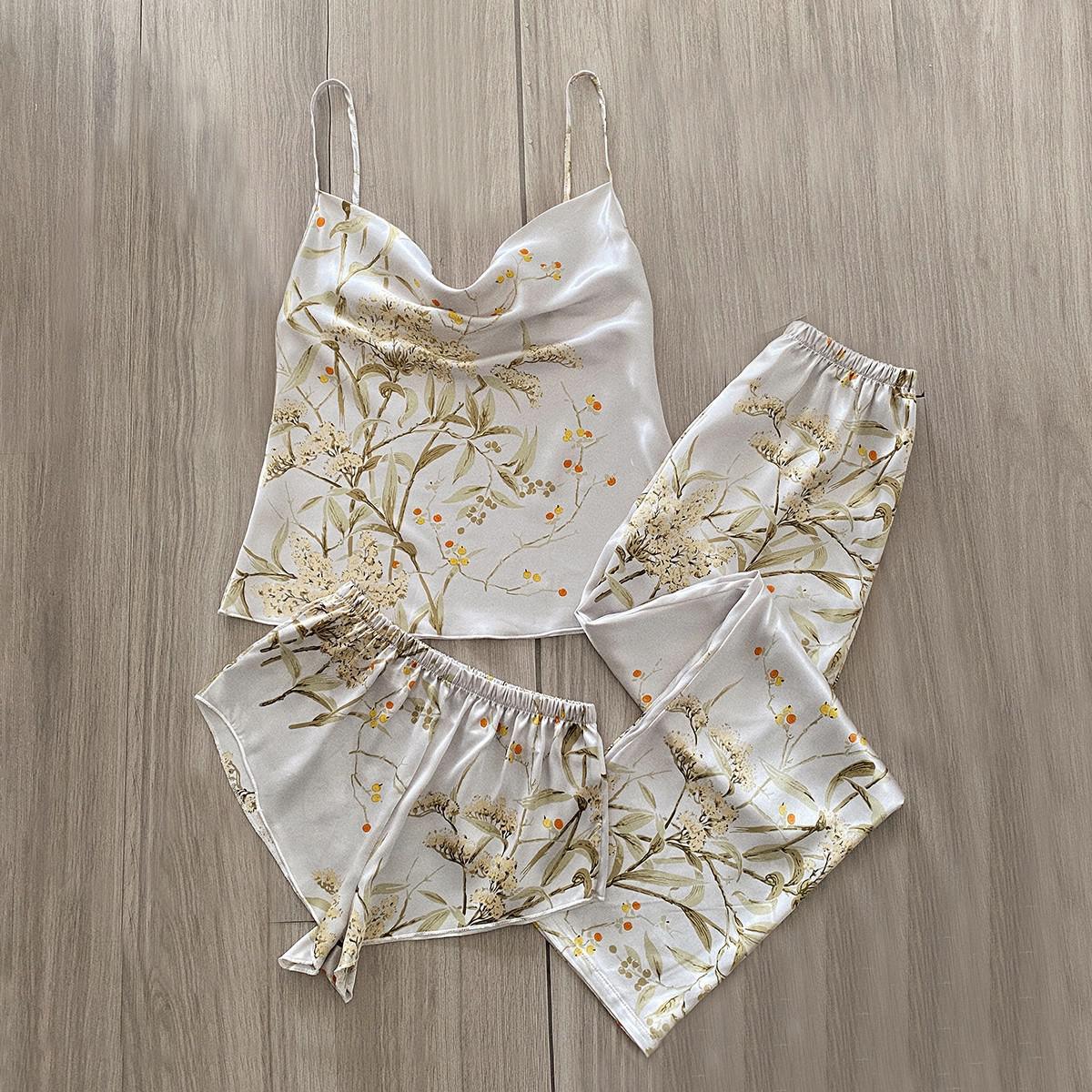 Conjunto Glamour Imperial em Cetim 4 Peças - ModernLar