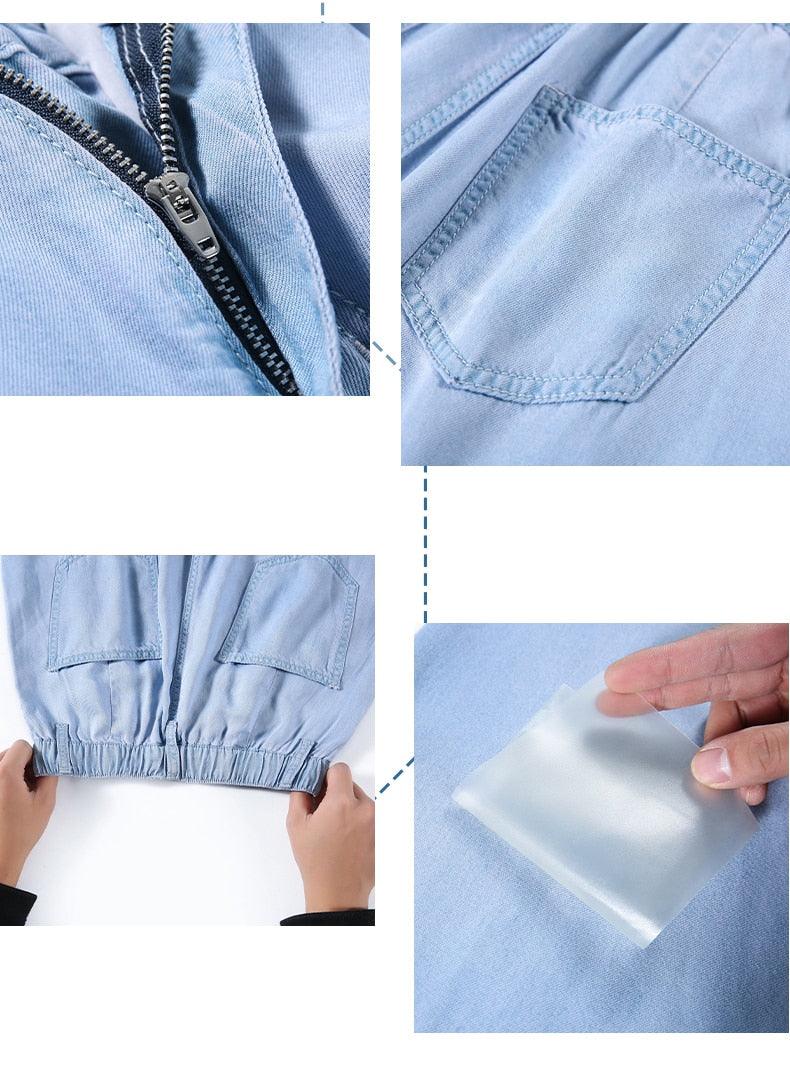 Calça Jeans Feminina em Seda Gelo - Seda Frost Denim / Sinta o Frescor da Seda Gelo - ModernLar