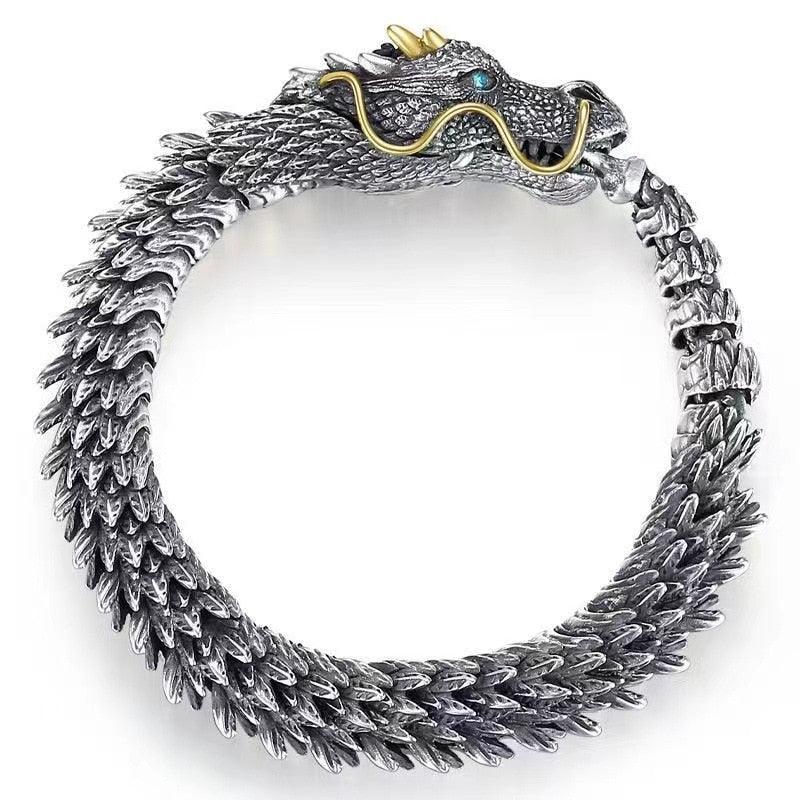 Pulseira Viking Ragnarok™  / Uma Joia Rica em Detalhes que Exala Imponência! - ModernLar