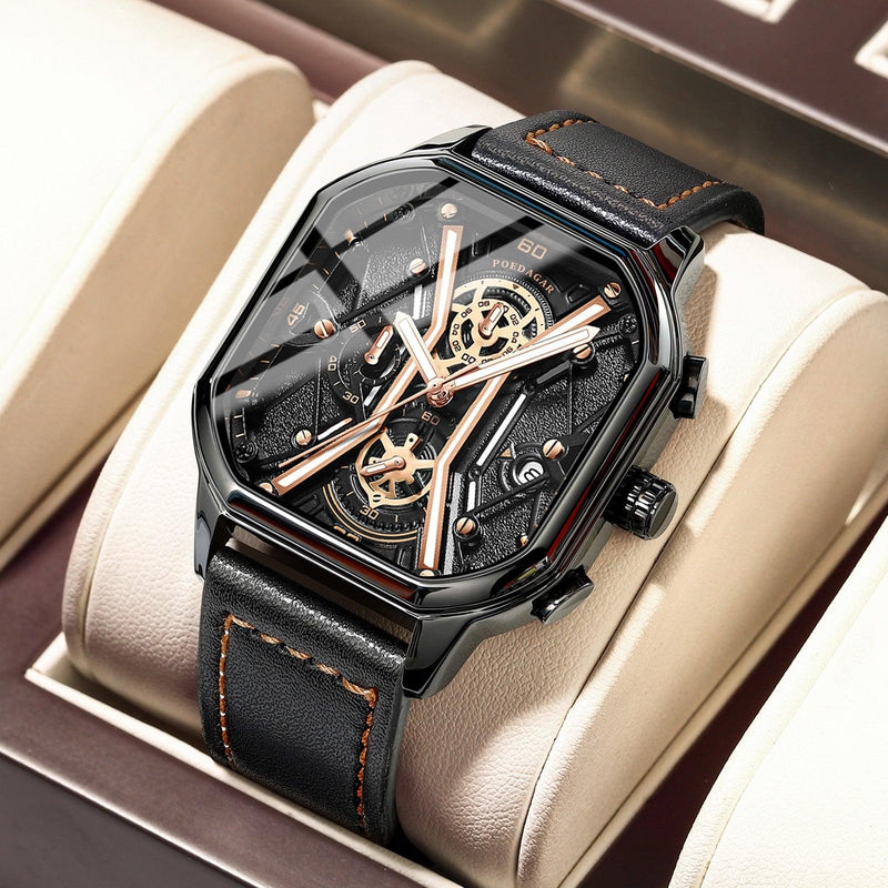 Relógio de Luxo Masculino - ChronoForce / Domine cada Momento com a Precisão Impecável deste Relógio! - ModernLar