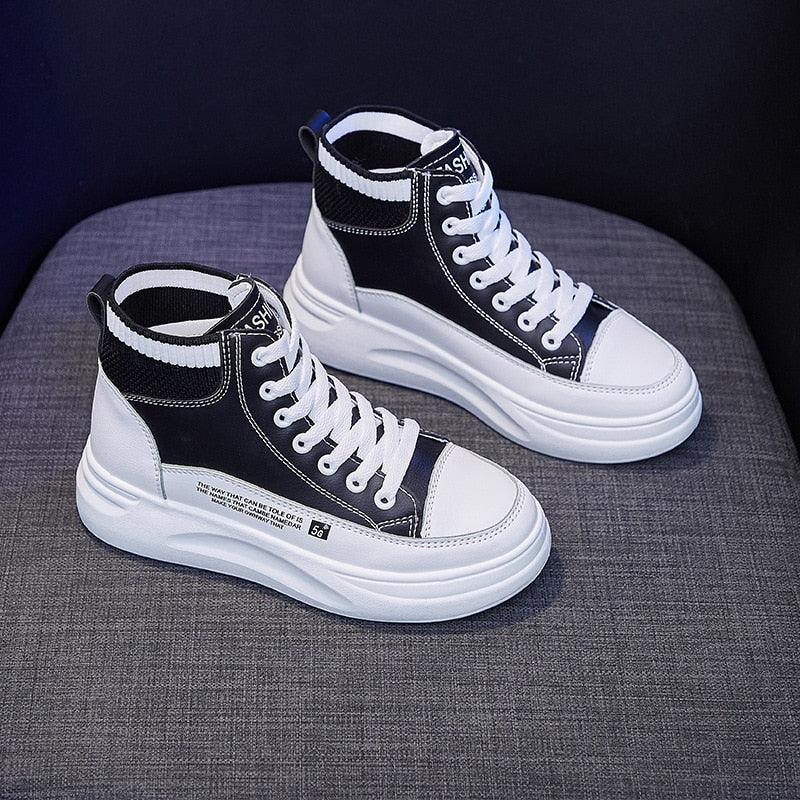 Tênis Feminino Cano Alto - Snowy Step / Tênis de alta qualidade com Tecido Rspirável! - ModernLar