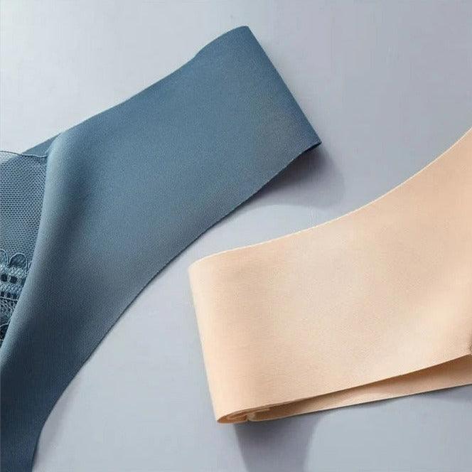 Sutiãs Sem Costura Dailly™ em Seda Gelo / Kit 3 Unidades (Azul, Bege, Rosa) - ModernLar