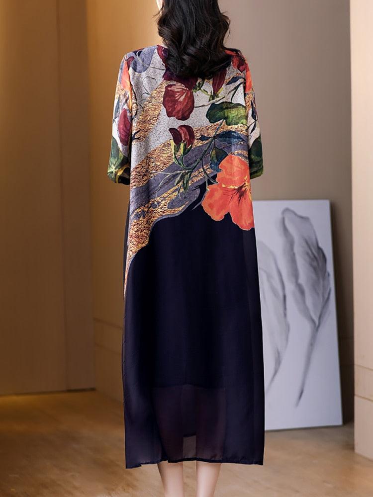 Vestido Floral Versalhes Moda Gringa / O Campeão em Luxo e Conforto! - ModernLar