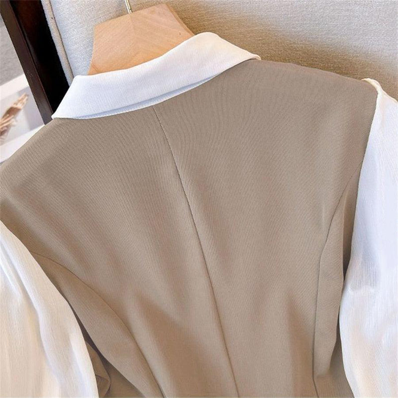 Conjunto Executivo Montelier (camisa com blazer sobreposto + calça) / O conjunto da mulher que se garante! - ModernLar